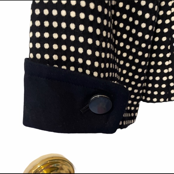 Talbots Blazer, dark blue with white polka dots - Picture 3 of 4